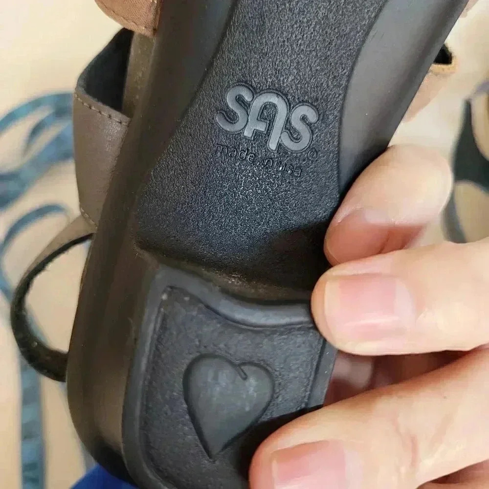 SAS sandals with heel - Picture 5 of 8